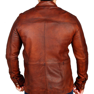 Chemises en toile légères de la meilleure qualité pour hommes, faites à la main, coupe ajustée, respirantes, décontractées, design uni sur le devant - Product Image 3