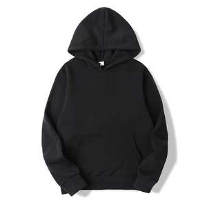 100% coton personnalisé surdimensionné pull à capuche poids lourd Streetwear sweat avec broderie teint uni pour l'hiver en gros - Product Image 6