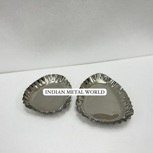 Bol de service en acier inoxydable martelé bol à chocolat élégant pour vaisselle et ustensiles de service ustensiles de cuisine en métal pour décor de Table à manger - Product Image 5