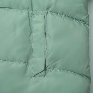 Chaqueta acolchada cálida de Invierno para mujer, tela de algodón 100% de alta calidad, longitud Regular, transpirable, de secado rápido, ropa informal con capucha - Product Image 5