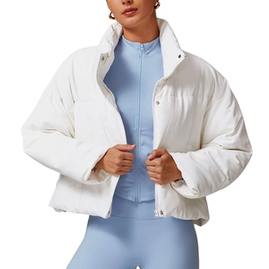 Winter High Neck Warm Leisure Coats Men jacket Thick Ladies Crop Winter Coats Waterproof Women's Down Coats - Product Image 2