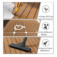 Heroes Foam Marine Store se spécialise dans la vente de revêtements de sol en mousse EVA pour bateaux, en feuilles entières, couleur teck, avec adhésif au dos.