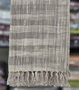 Manta suave tejida para todas las estaciones, mantas de algodón transpirable, diseño personalizable, colcha de algodón tejida, manta decorativa de algodón - Product Image 4