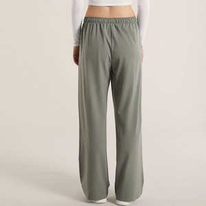 Pantalones Cargo de Lona para Mujer, Diseño Personalizado OEM, Venta Caliente, Cintura Alta, Cierre con Cordón, Transpirables, de Secado Rápido - Product Image 2