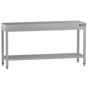 โต๊ะกลางสแตนเลสเชิงพาณิชย์ ECO - 2000x700 มม. - พร้อมชั้นวางด้านล่าง - Product Image 1