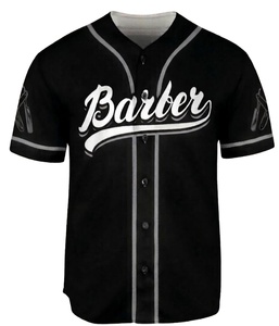 เสื้อเบสบอลลายทางสีเทาแบบกำหนดเองได้สำหรับผู้ชาย - Product Image 1