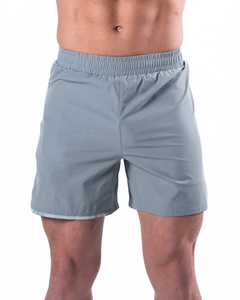 Pantalones Cortos Deportivos de Gimnasio para Hombre, Personalizados, de Verano, de Spandex/Poliéster, con Cintura Elástica, Secado Rápido, Servicio OEM - Product Image 3