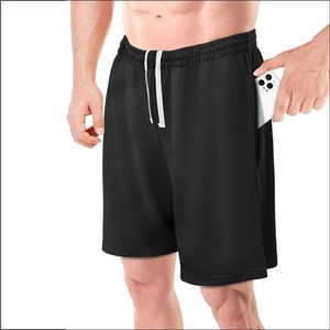 กางเกงขาสั้นเล่นกีฬาน้ำหนักเบาสำหรับผู้ชายกางเกงขาสั้นออกกำลังกาย100% ฟิตเนสแห้งเร็วผ้าโพลีเอสเตอร์มีกระเป๋า - Product Image 3