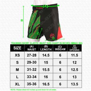 Blaze Fight Wear, service OEM en gros, shorts de MMA légers personnalisés pour hommes, confort, taille élastique, extensible dans les quatre sens, séchage rapide - Product Image 6