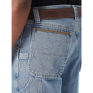 Nouveaux shorts en jean pour hommes, style streetwear, coupe droite, personnalisables, motif uni, prix raisonnable - Product Image 4