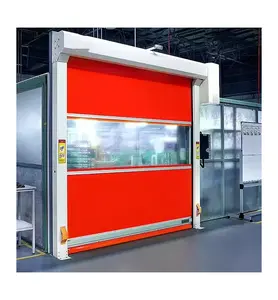 Yeni başlatılan Aircolourful fabrika depo kepenk kapı hızlı eylem PVC yüksek hızlı kapı
