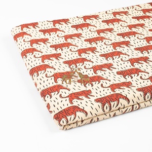 Tissu Bagru en coton léger de haute qualité, imprimé animal, vente en gros, pour sacs, robes, rideaux, literie, décoration intérieure, costumes - Product Image 5