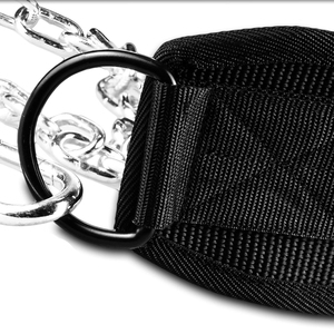 Powerlifting Dip Belt con costuras reforzadas y hebilla, con soporte trasero Fitness Weighted Dip Belts POR INCREÍBLES - Product Image 4