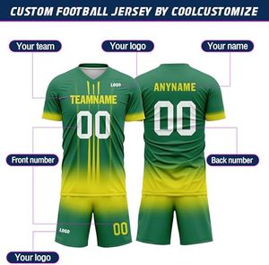 Uniforme de fútbol con envío directo personalizado, ropa de práctica cómoda de secado rápido, Conjunto de camiseta y uniforme de fútbol - Product Image 6