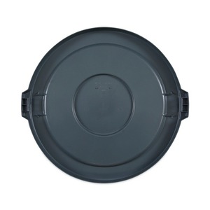 ฝาปิดพลาสติกสีเทาแบบแบนขนาด 55 มม. ทนทาน ใช้แล้วทิ้ง สำหรับถังขยะขนาด 32 แกลลอน ขวดน้ำ บรรจุภัณฑ์ขนาด 10 มล. - Product Image 2