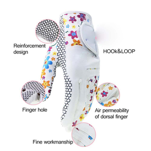 Fabricante personalizado OEM guantes de golf de invierno para hombres de color a granel Cabretta cuero lavable impresión adulto deportes equipo - Product Image 6