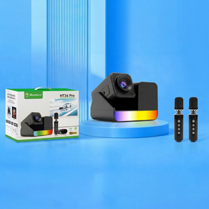 Proyector de Karaoke HT36 PRO Tres en Uno HD 2K LCD con Doble Micrófono, Sistema Android, Portátil, para Cine en Casa - Product Image 4