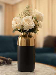 Vase en métal de décoration de vaisselle d'hôtel au design exclusif pour les vases de décoration de fête de mariage de Noël chez Modern - Product Image 6