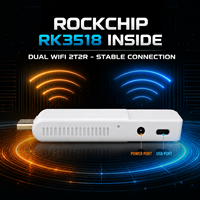 S13 Air Android 14 TV Stick RK3518 2GB 16GB 4K Dual WIFI 2T2R BT Remote Suara 1pc MOQ Logo Kustom Versi APP TV Harga Grosir