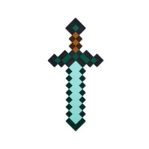 Costumes de cosplay Minecraft, épée en diamant, Kinkajou pour Halloween et jeux de rôle - Product Image 1