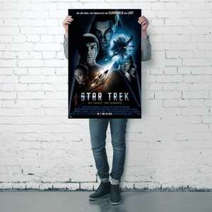 Affiche Star Trek XI the Future Begins de style moderne avec cadre noir pour affichage mural - Product Image 5