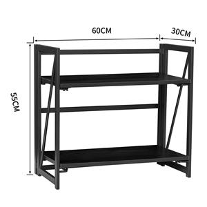 Well Home Scaffale in metallo nero 60x30x55 cm - Product Image 5