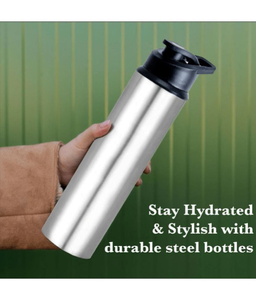 India Wholesale 16 Oz <b>Insulated</b> <b>Water</b> <b>Bottles</b>, <b>Stainless</b> <b>Steel</b> Metal <b>Water</b> <b>Bottle</b> with Leak Proof Lids - Product Image 4