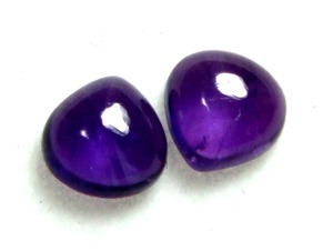 พลอยอเมทิสต์ธรรมชาติสำหรับ100% อัญมณีอัญมณีทรงหลังเบี้ยเกรดสูงหินมีค่าขนาดกะรัตแบบกำหนดเองได้ - Product Image 2