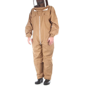 Unisex 3-Layer Cotton Beekeeping Suit Fully Ventilated Mesh with Protection Veil Maker Safety Clothing for Beekeepers - Product Image 1