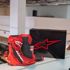 Botas Alpinestars Supertech R Nuevas en Perfecto Estado, Color Rojo Brillante, Entrega a Domicilio - Product Image 4