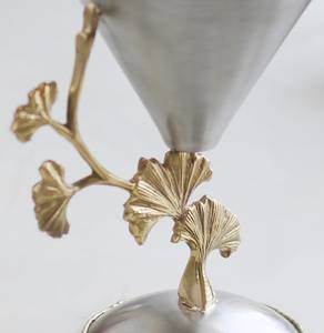 Modern Stainless Steel <b>Incense</b> <b>Burner</b> <b>Holder</b> with Decorative Brass Leaf Stand Home Decor Aromatherapy Accessory For Middle East - Product Image 5