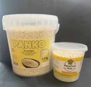 Migas de pan italiano Panko 1,3Kg Hecho en Italia Cubo de plástico para recetas de empanado al por mayor - Product Image 4