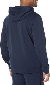 เสื้อฮู้ดลำลองสำหรับผู้ชายผ้าฟลีซผ้าฝ้าย100% สีทึบแห้งเร็วและระบายอากาศได้ดีเป็นมิตรกับสิ่งแวดล้อมมีกระเป๋า - Product Image 2