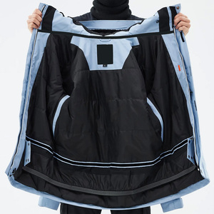 Veste de ski respirante pour l'hiver, vêtements d'extérieur imperméables pour la neige de fournisseur OEM à coupe personnalisée avec impression de logo et étiquette - Product Image 6
