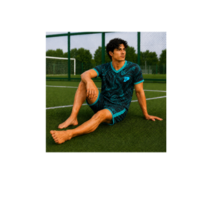 Uniforme de football américain en gros, respirant, anti-humidité, logo personnalisé, uniforme d'équipe, prix d'usine - Product Image 6