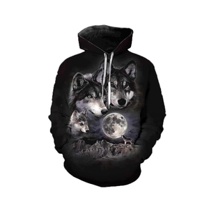 Sudadera con capucha personalizada estampada de algodón 100% para hombre, forro polar de alta calidad para ropa de calle de invierno - Product Image 5