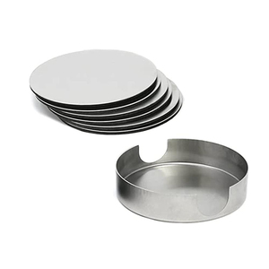 ที่รองแก้วโลหะสแตนเลสชุบทองทองเหลืองที่รองแก้วเครื่องดื่ม - Product Image 6