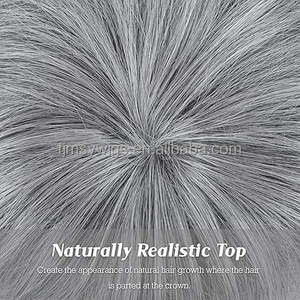 Perruque Courte Synthétique <span class=keywords><strong>Coupe</strong></span> Pixie avec Frange sans Colle, Perruque Ondulée Dégradée pour Femmes - Product Image 6