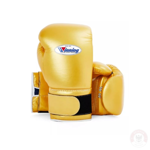 Cuir de vachette de qualité supérieure 16oz, 8oz, 20oz, gants de boxe en cuir doré gants de boxe de combat professionnels gants en cuir véritable - Product Image 1
