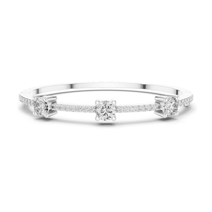 Bracelet tennis en diamant de laboratoire 3,6 carats, taille brillant rond, or 10KT, 14KT, 18KT et argent 925, or rose, jaune, blanc - Product Image 2