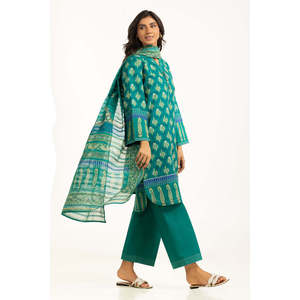 IUSTKSD-1227 Traje Casual Estampado Khaddar de 3 Piezas para Verano - Product Image 6