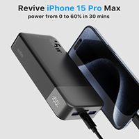 Power Bank NOBIS 45W Pengisian Cepat 20000mAh, Layar Digital, Portabel, Laris di Inggris, Grosir, Agen Resmi