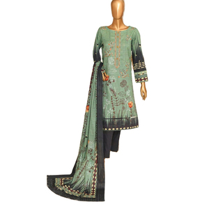 Top meilleure vente 2024 bas prix pelouse coton robe femmes Salwar Kameez pelouse coton broderie robe confortable par QJ impex - Product Image 6