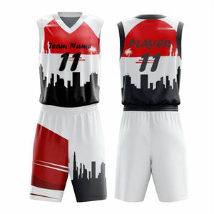 Ensemble d'uniformes de basket-ball professionnel tissu à séchage rapide couleurs et tailles personnalisées uniforme de vente directe d'usine de basket-ball - Product Image 5