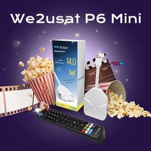 Dispositivo de Transmisión Inteligente We2usat P6 Mini, Android 14, Amlogic S905Y4 Quad Core, 5G Wifi6, BT5.0, Mejor que un Decodificador Elite Ultra - Product Image 1