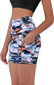 Pantalones cortos de yoga para mujer Venta al por mayor de ropa deportiva sin costuras Ropa de gimnasio Ropa de fitness OEM ODM Logotipo personalizado Proveedor de pantalones cortos de yoga - Product Image 2