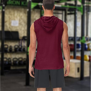 Débardeur de sport pour homme, respirant, t-shirt musculaire, OEM, débardeur de sport sans manches pour homme, couleur personnalisée, veste athlétique - Product Image 4