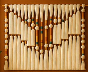 Décoration Murale Macramé Sphérique Tressée Minimaliste Moderne – Œuvre d'Art Murale en Forme de Bulle pour la Maison – Cadeau de Luxe - Product Image 4