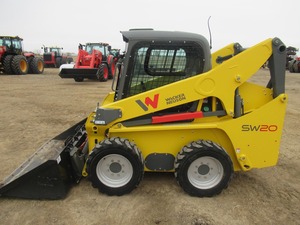 Used Wacker Neuson SW20 Skid Steer <b>Loader</b> 1 Ton Compact Wheel <b>Loader</b> - Product Image 1
