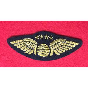 Badge brodé en fil de cordon de couronne - Product Image 4